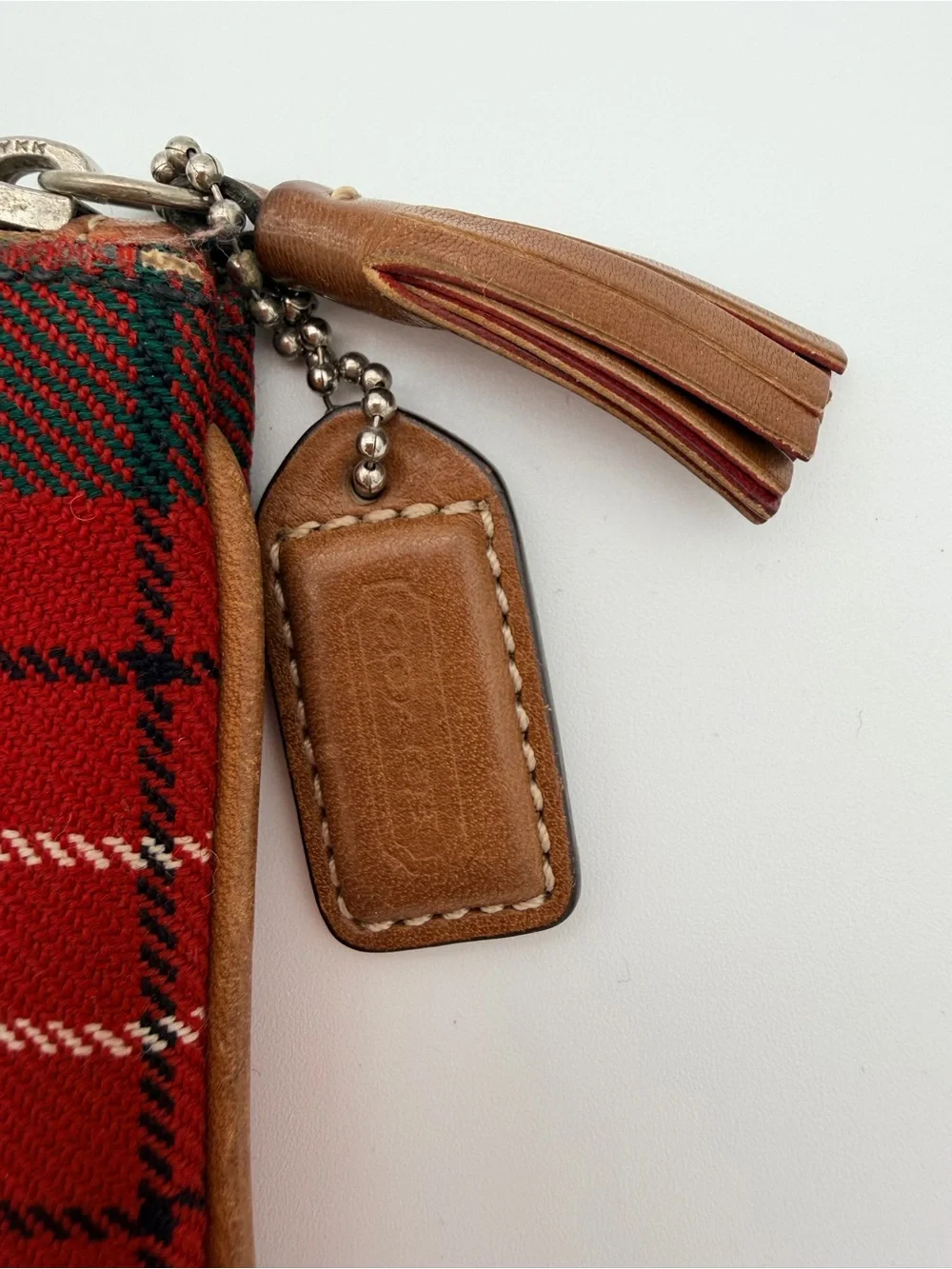 Coach tartan wool